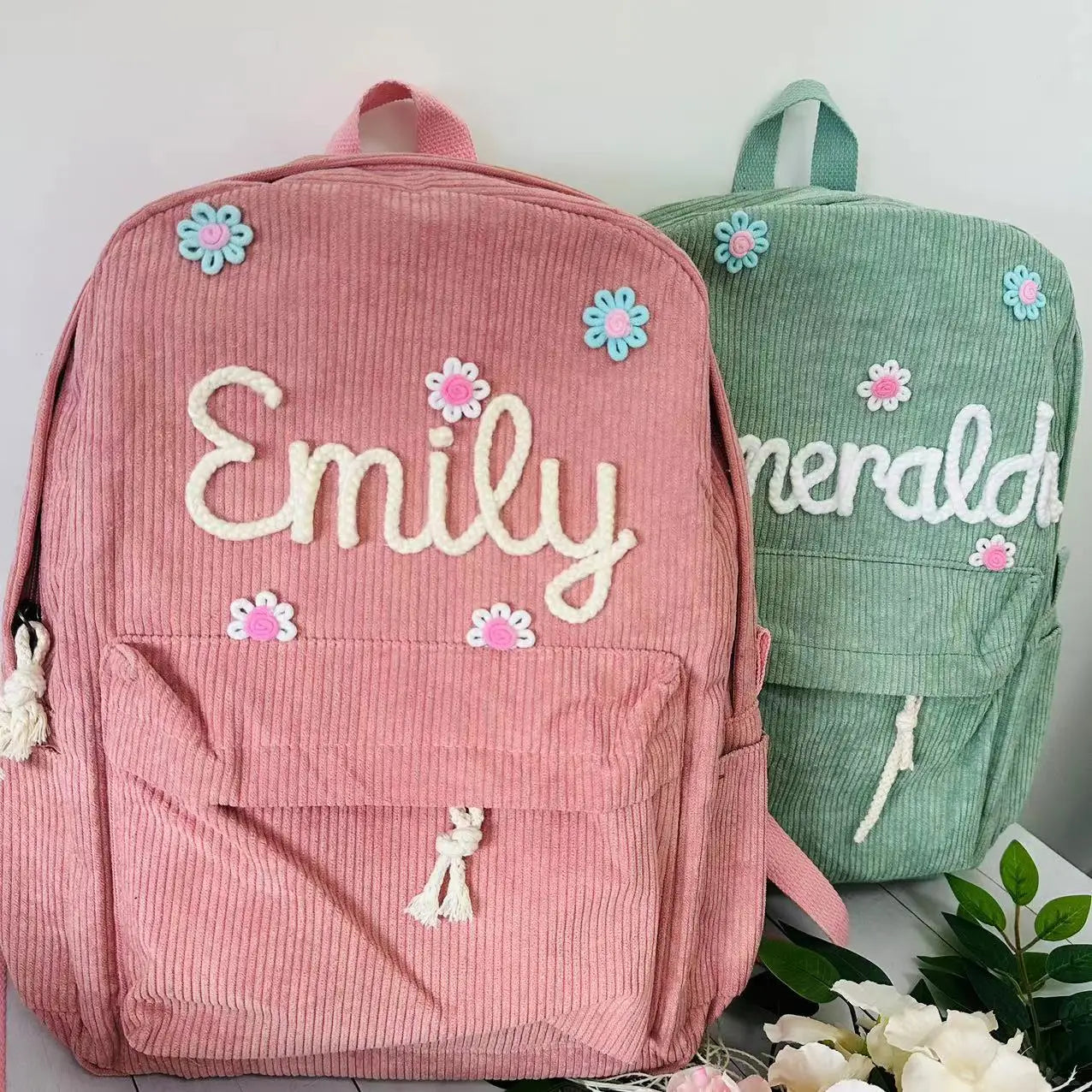 Mochila de punto personalizada